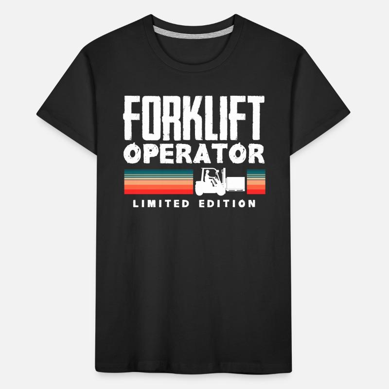 Forklift Driver Limited Edition Kids' Premium Organic T-Shirt
