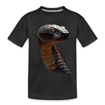 Cobra royal - T-shirt bio Premium Enfant - noir - Devant