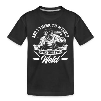 Quelle merveilleuse transpiration - T-shirt bio Premium Enfant - noir - Devant