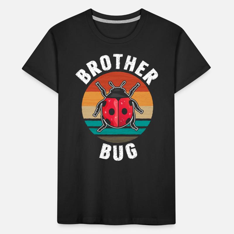 Brother Bug Retro Ladybug Kids' Premium Organic T-Shirt
