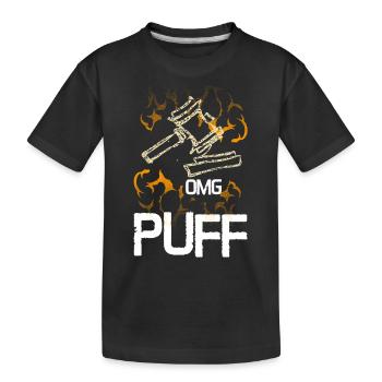 Omg Puff Gout Marteau vintage - T-shirt bio Premium Enfant - noir - Devant