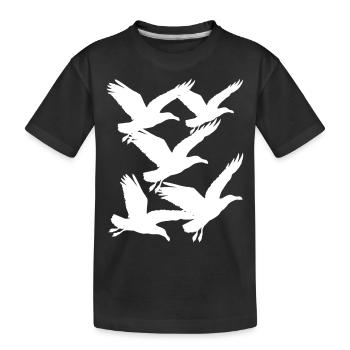 Mouette Seagulls Maritime - T-shirt bio Premium Enfant - noir - Devant