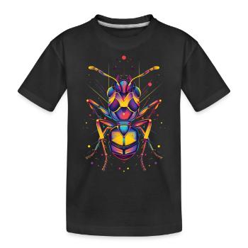 Ameise - Kinder Premium Bio T-Shirt - Schwarz - Vorne