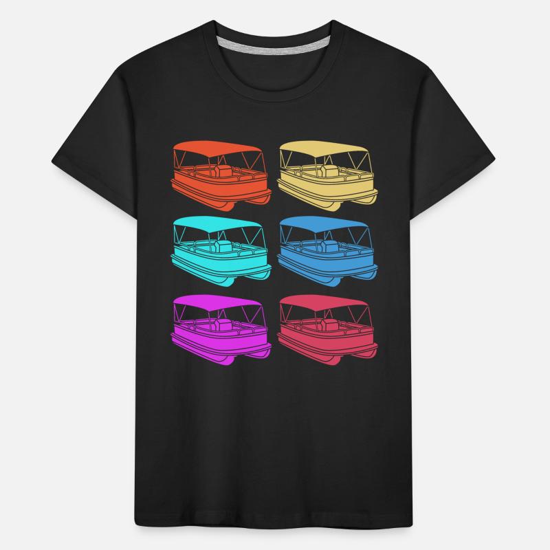 Pontonboot Boot Boote Kinder Premium Bio T-Shirt