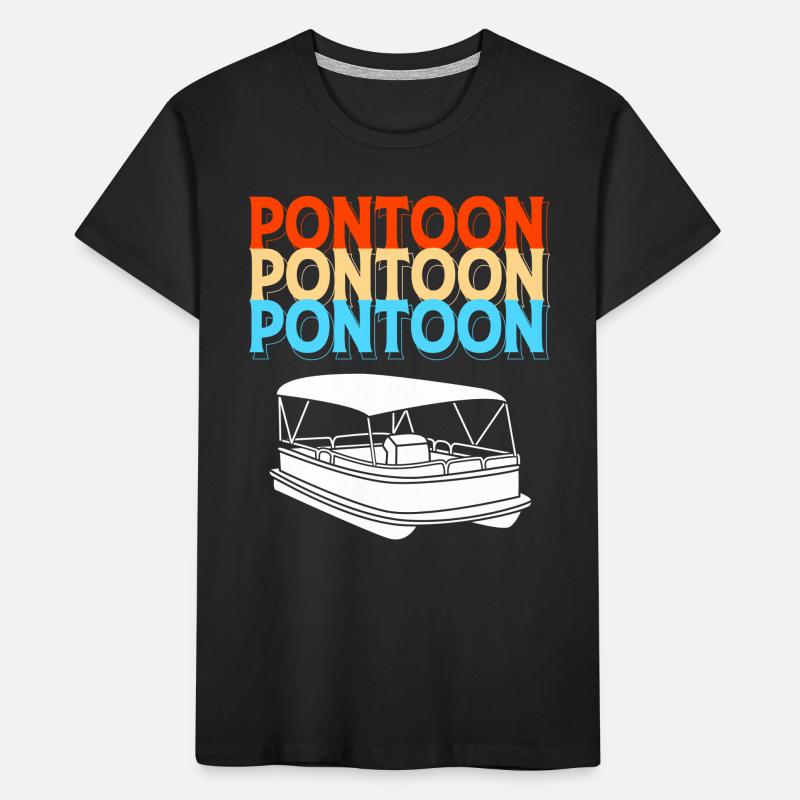 Pontonboot Boot Boote Kinder Premium Bio T-Shirt