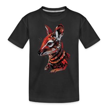 Blouson aviateur tranquillisant - T-shirt bio Premium Enfant - noir - Devant