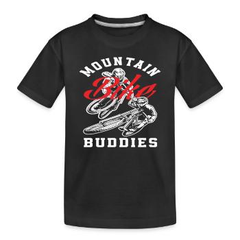 Mountain Bike Buddies Adventure - T-shirt bio Premium Enfant - noir - Devant