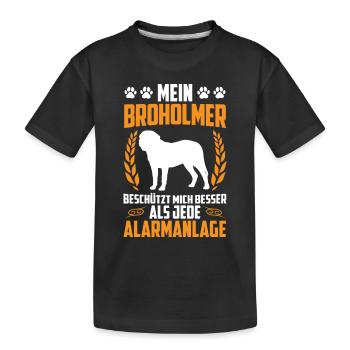 Broholmer est meilleur que Alarm Broholmer - T-shirt bio Premium Enfant - noir - Devant