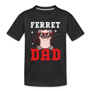 Furet - T-shirt bio Premium Enfant - noir - Devant