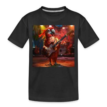 Perroquet - T-shirt bio Premium Enfant - noir - Devant