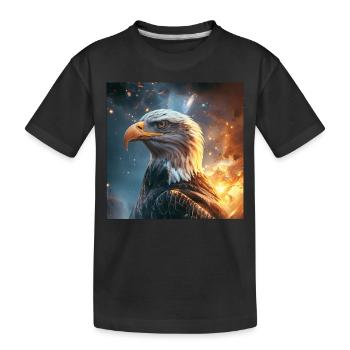 Aigle - T-shirt bio Premium Enfant - noir - Devant