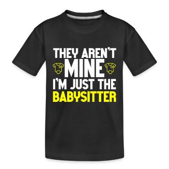 Baby-sitter Babysitting - T-shirt bio Premium Enfant - noir - Devant