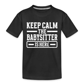 Baby-sitter Babysitting - T-shirt bio Premium Enfant - noir - Devant
