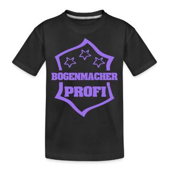 Cadeau pour archetier - T-shirt bio Premium Enfant - noir - Devant