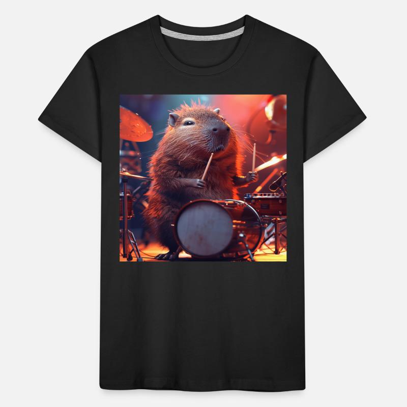 Capybara Kids' Premium Organic T-Shirt