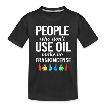 Huile essentielle - T-shirt bio Premium Enfant - noir - Devant