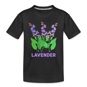 Huile essentielle - T-shirt bio Premium Enfant - noir - Devant