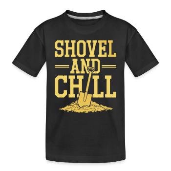 Extraction de l’or Exploitation minière Histoire Aventure Prospecteur - T-shirt bio Premium Enfant - noir - Devant