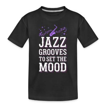 Smooth Jazz Vibes pour les amateurs et les passionnés de jazz - T-shirt bio Premium Enfant - noir - Devant