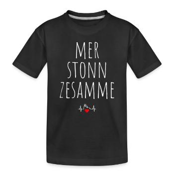 Cologne Mer Stonn Zesamme Dom Karneval Kölsch Kölner - T-shirt bio Premium Enfant - noir - Devant