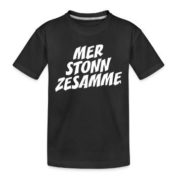 Cologne Mer Stonn Zesamme Dom Karneval Kölsch Kölner - T-shirt bio Premium Enfant - noir - Devant