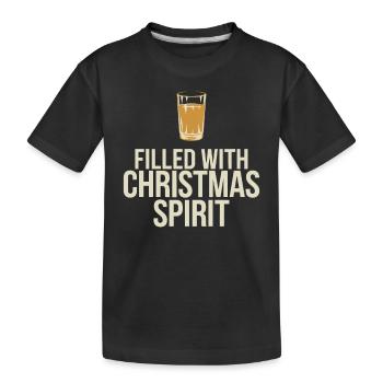Rempli d’humour de l’ de Noël - T-shirt bio Premium Enfant - noir - Devant