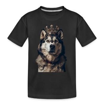 Malamute d’Alaska - T-shirt bio Premium Enfant - noir - Devant