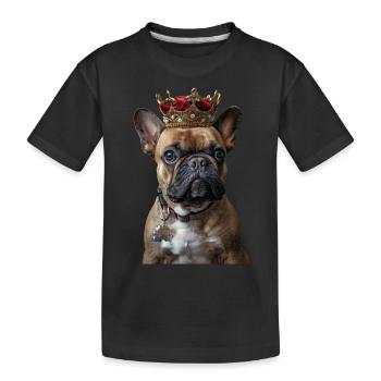 Bouledogue français - T-shirt bio Premium Enfant - noir - Devant