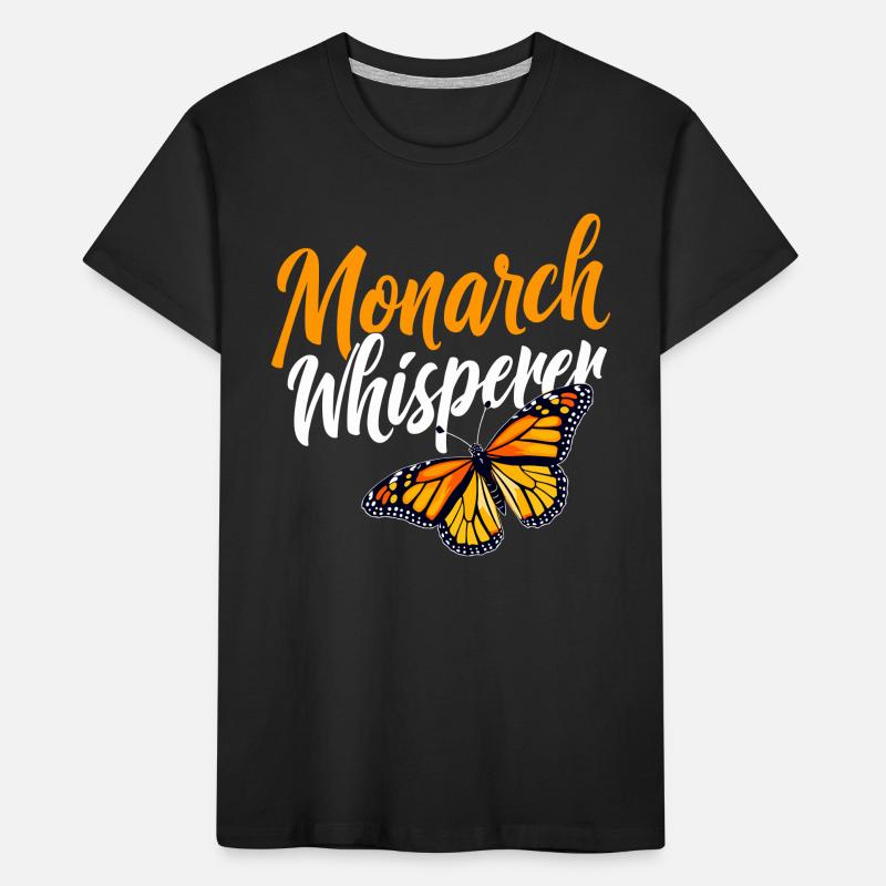 Papillon, murmure à l’oreille du monarque, entomologiste T-shirt bio Premium Enfant