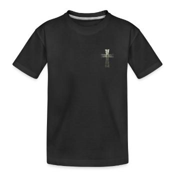 Jésus-Christ Christianisme Dieu Bible - T-shirt bio Premium Enfant - noir - Devant