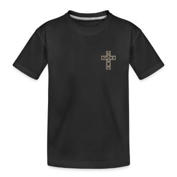 Jésus-Christ Christianisme Dieu Bible - T-shirt bio Premium Enfant - noir - Devant