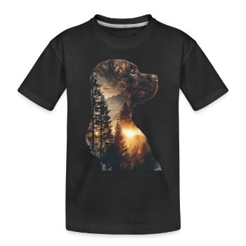 Bouledogue - T-shirt bio Premium Enfant - noir - Devant