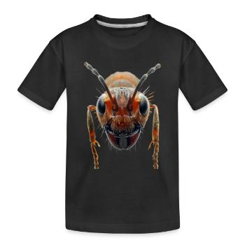 Ameise - Kinder Premium Bio T-Shirt - Schwarz - Vorne