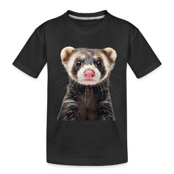 Furet - T-shirt bio Premium Enfant - noir - Devant