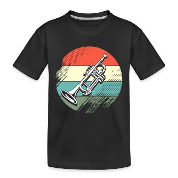 Trombone - T-shirt bio Premium Enfant - noir - Devant