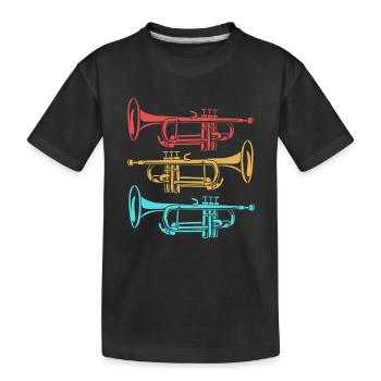 Trombone - T-shirt bio Premium Enfant - noir - Devant