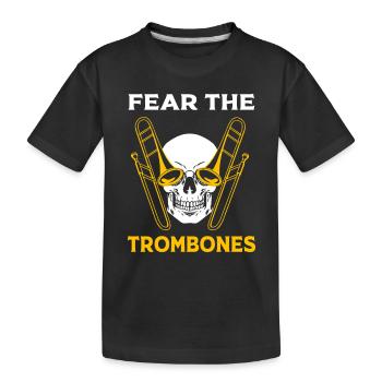 Trombone - T-shirt bio Premium Enfant - noir - Devant