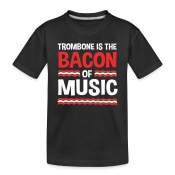 Trombone - T-shirt bio Premium Enfant - noir - Devant