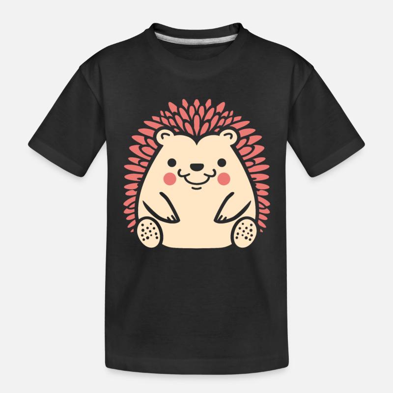 hérisson - T-shirt bio Premium Enfant - noir