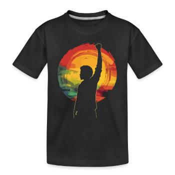 Autonomisation Patrimoine Mois de l’histoire des Noirs Art - T-shirt bio Premium Enfant - noir - Devant