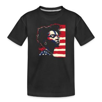 Afro American Heritage Black History Month - Kids' Premium Organic T-Shirt - black - Front