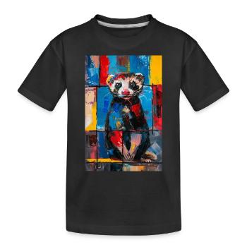 Furet - T-shirt bio Premium Enfant - noir - Devant