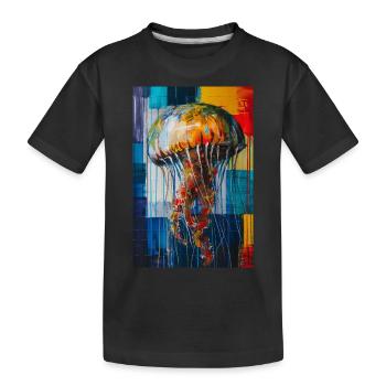 Méduse - T-shirt bio Premium Enfant - noir - Devant