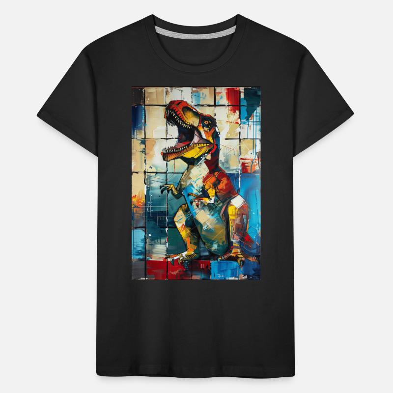 T-Rex Kids' Premium Organic T-Shirt