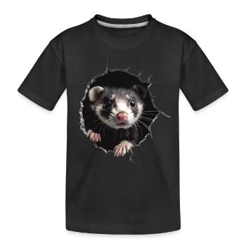 Furet - T-shirt bio Premium Enfant - noir - Devant