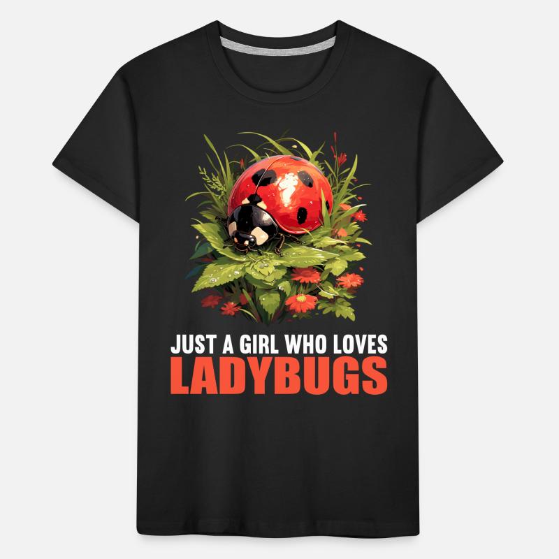 Ladybug Marienkäfer Kinder Premium Bio T-Shirt