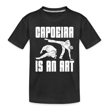 Capoeira Brésil Arts Martiaux Capoeira - T-shirt bio Premium Enfant - noir - Devant