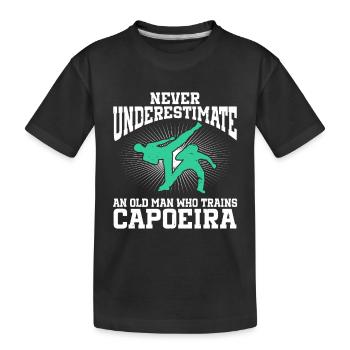 Capoeira Brésil Arts Martiaux Capoeira - T-shirt bio Premium Enfant - noir - Devant