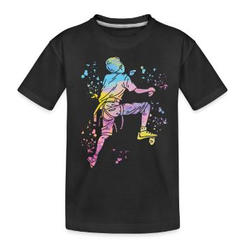 Bloc Colorsplash Bloc de bloc - T-shirt bio Premium Enfant - noir - Devant
