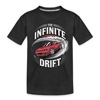 infinite drift - course voiture - T-shirt bio Premium Enfant - noir - Devant